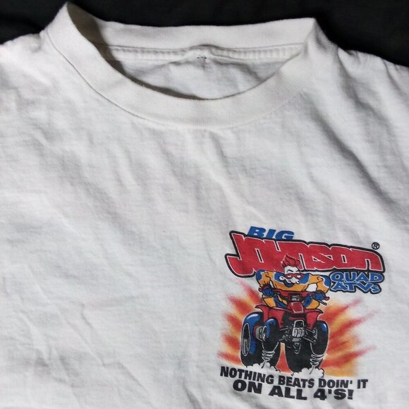 Vintage Big Johnson Quad ATVs All 4's Parody T-Shirt - Picture 2 of 5